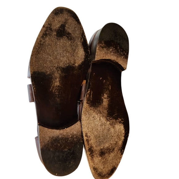 R. Martegani Handmade In Italy Brown Leather Men's Shoes Size 10 - Picture 2 of 11